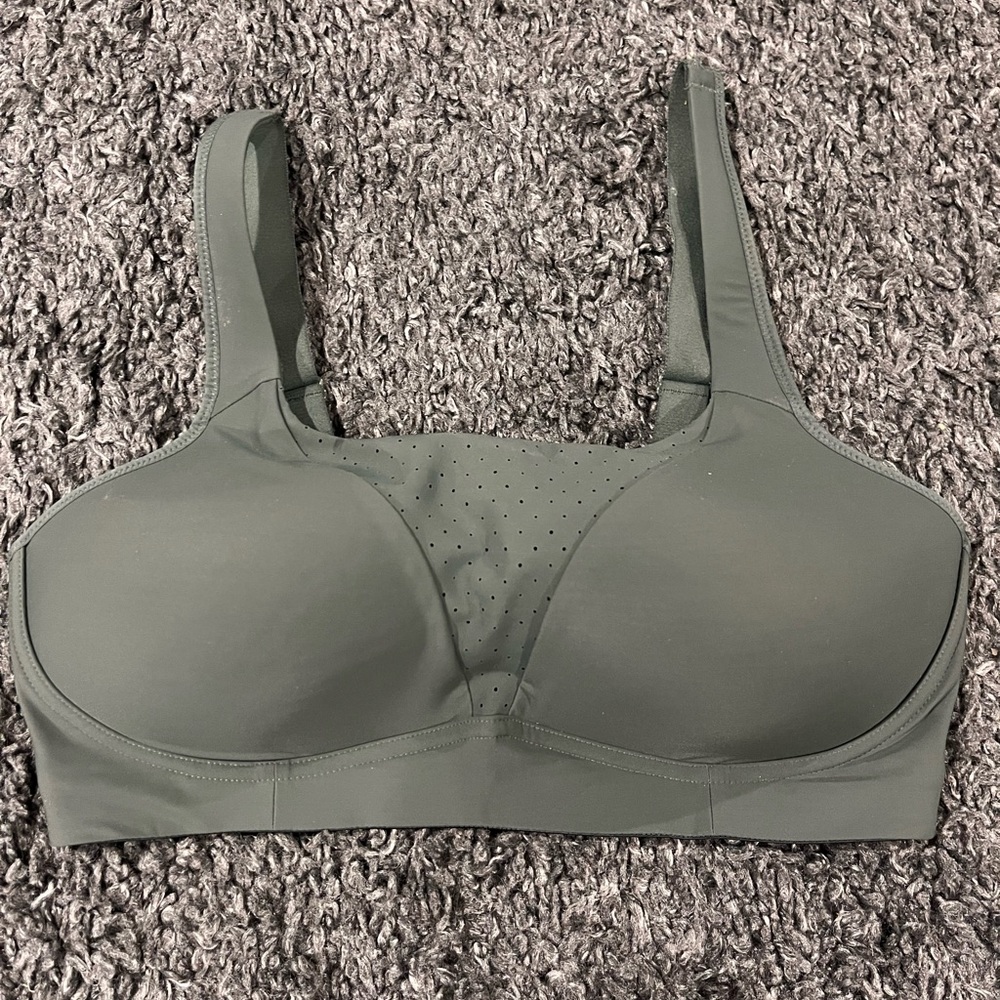 Lululemon Women’s Run Times High-Support Sports Bra - Olive Green 38D